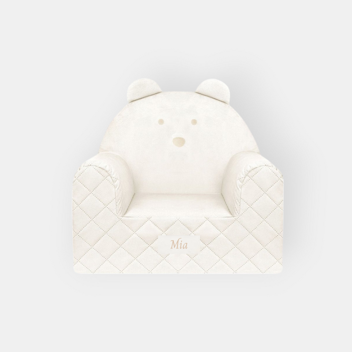 Kindersessel Bärenform Naturfarben