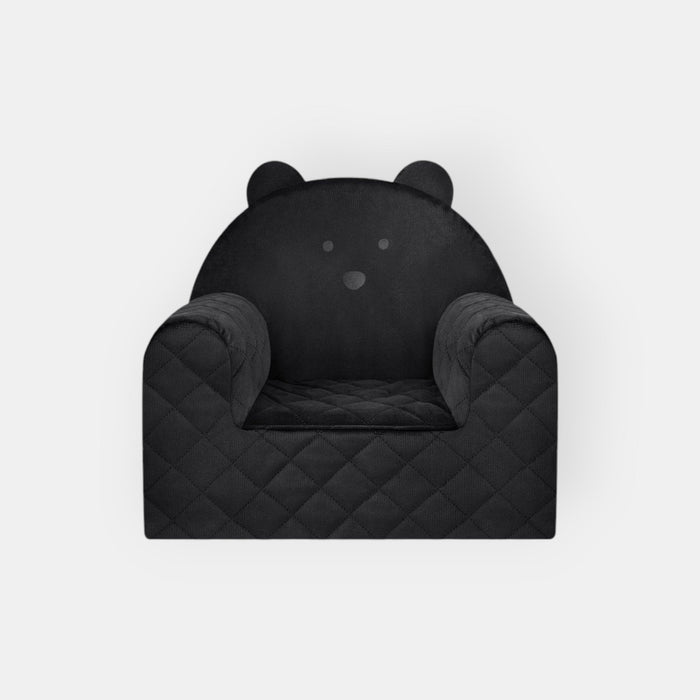 Kindersessel Bärenform Schwarz