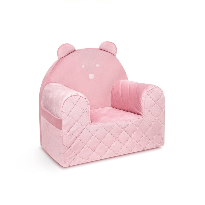 Kindersessel Bärenform Rosafarben
