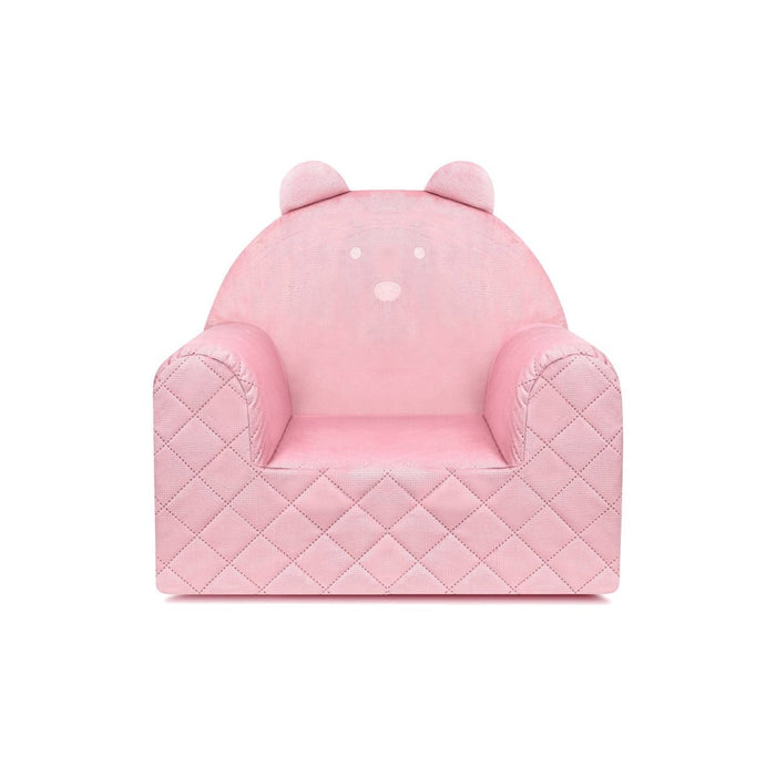 Kindersessel Bärenform Rosafarben