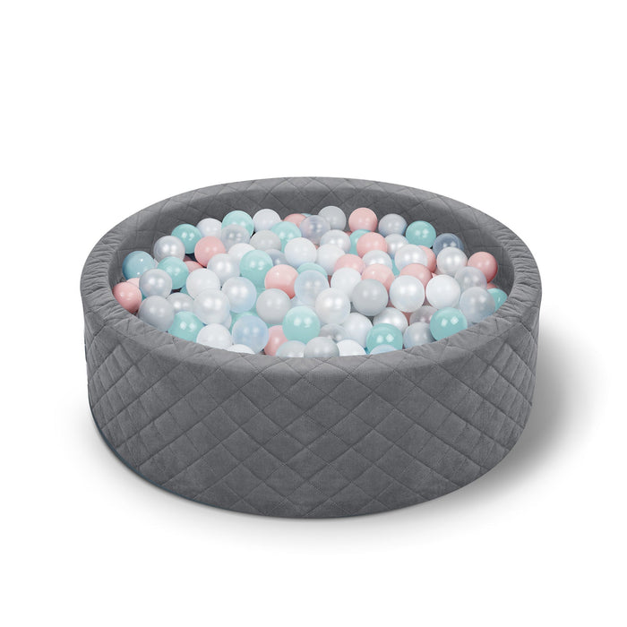 Kugelbad für Kinder Dunkelgrau