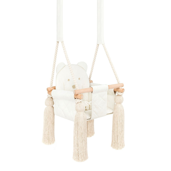 Kinderschaukel für Zuhause Naturfarben