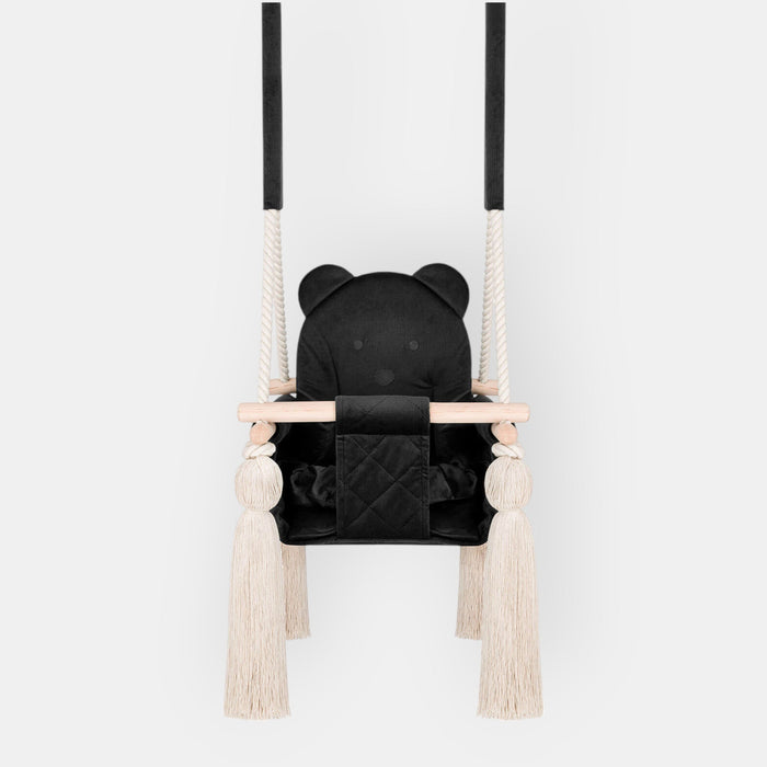 Kinderschaukel für Zuhause Schwarz
