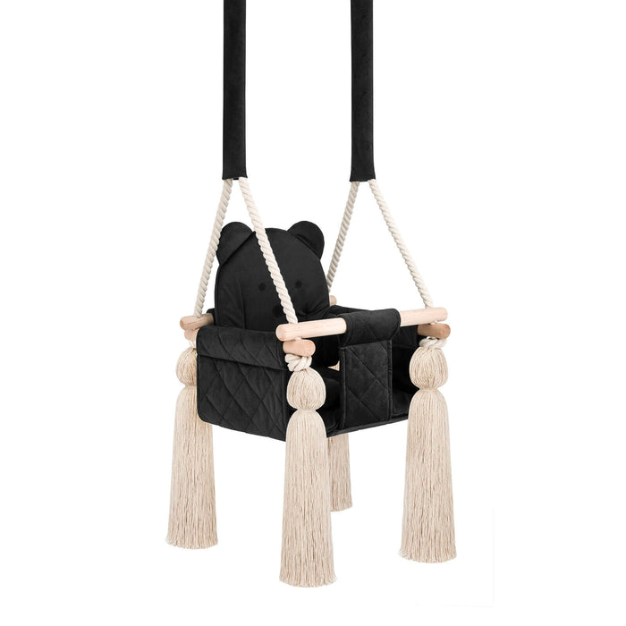 Kinderschaukel für Zuhause Schwarz