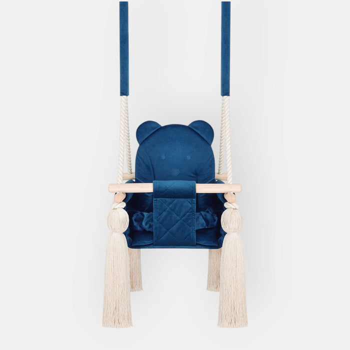 Kinderschaukel für Zuhause Marineblau