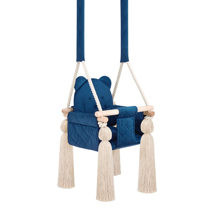 Kinderschaukel für Zuhause Marineblau