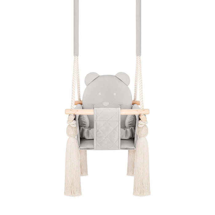 Kinderschaukel für Zuhause Hellgrau