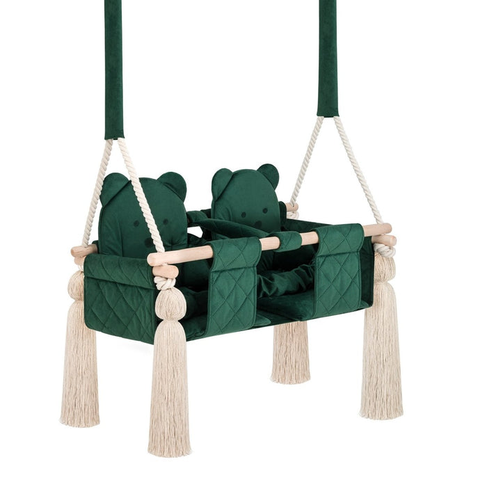 Doppelschaukel für Zwillinge Grün
