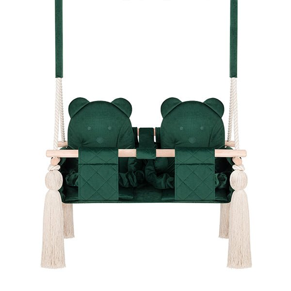 Doppelschaukel für Zwillinge Grün