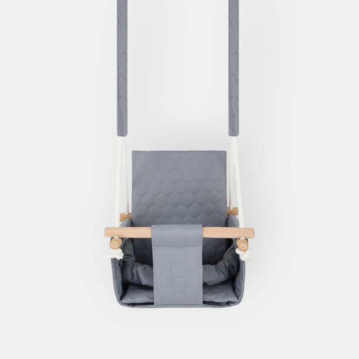 Wasserfeste Kinderschaukel Hellgrau