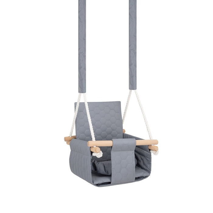 Wasserfeste Kinderschaukel Hellgrau