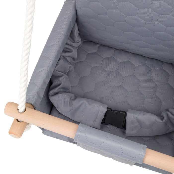 Wasserfeste Kinderschaukel Hellgrau