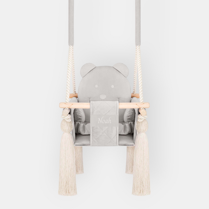 Kinderschaukel für Zuhause Hellgrau