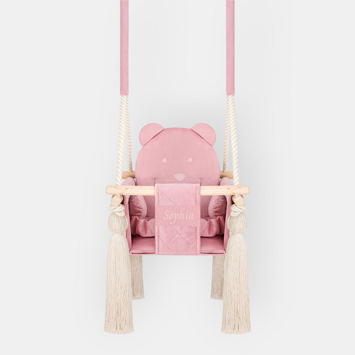 Kinderschaukel für Zuhause Rosafarben